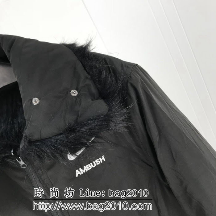 Nike x Ambush聯名 19ss早春 雙面毛絨皮草夾克外套 超級無敵大爆款 高版本情侶款 ydi2559